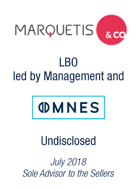 Bryan, Garnier & Co advises Marquetis & Co and its management on a sponsorless operation with Omnes