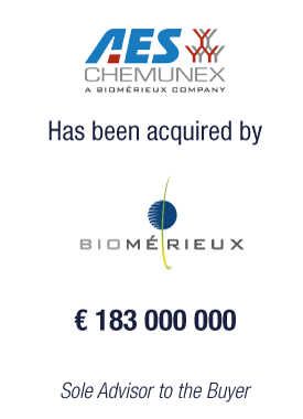 Bryan, Garnier & Co advised bioMérieux in the acquisition of AES Laboratoire