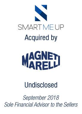 Bryan, Garnier & Co acts as Sole Financial Advisor to SmartMeUp on its sale to Magneti Marelli 
