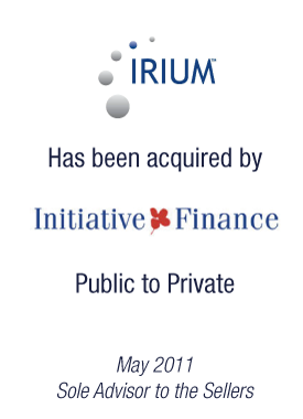 Bryan, Garnier & Co advises Irium investors in the secondary LBO transaction to Initiative & Finance