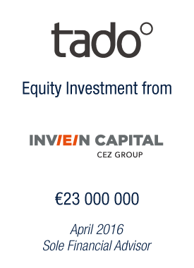 Bryan Garnier advises Tado° on $23m Equity Investment from Inven Capital