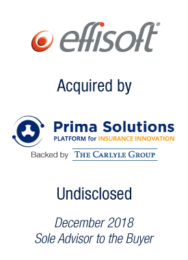 Prima Solutions and Effisoft announce their merger to bolster global leadership in providing insurance solutions